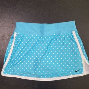 Nike polka dot tennis skirt small